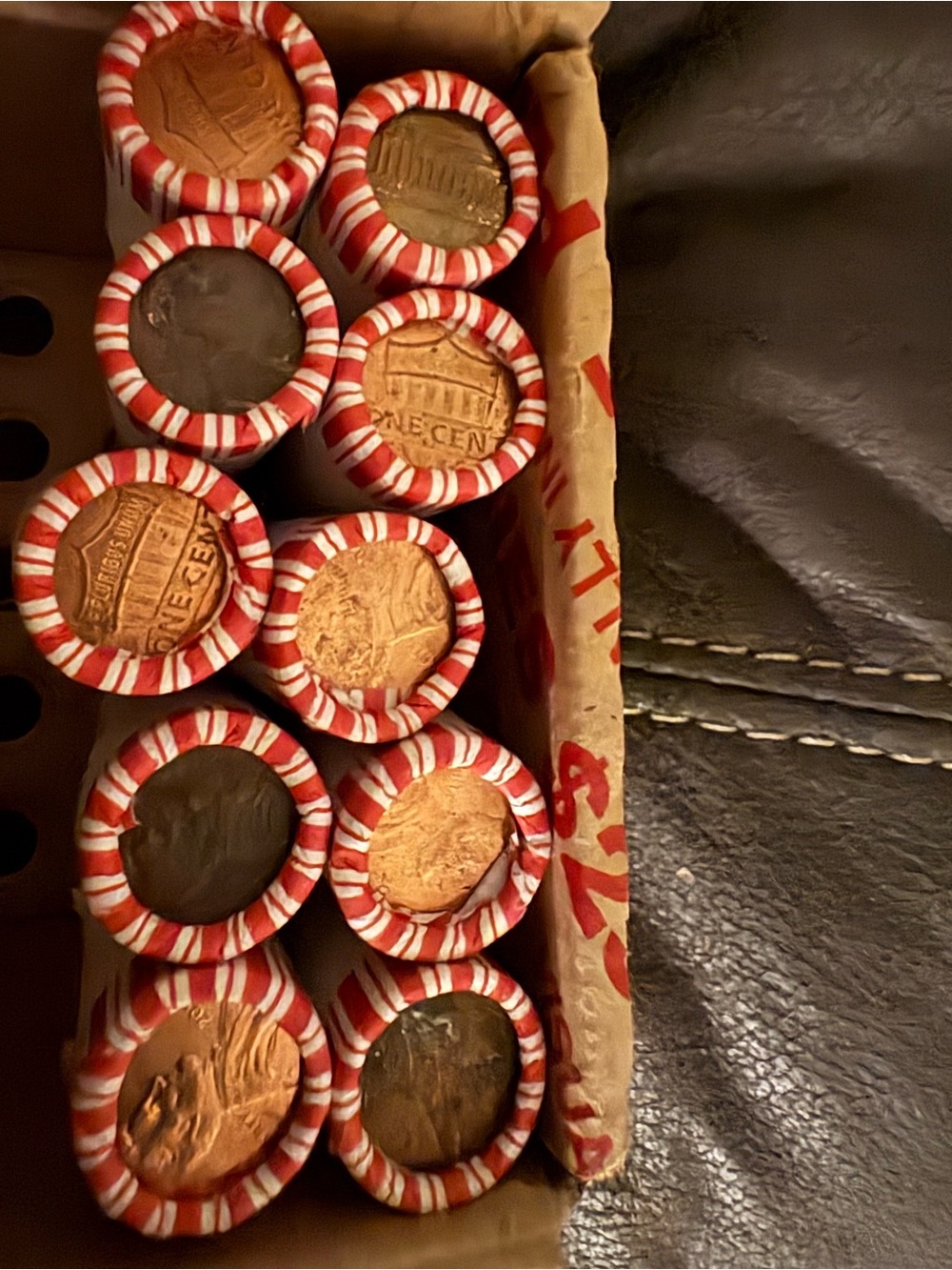 Unsearched Fed Sealed 20 Rolls Of Pennies $10 Face Value COMPLETELY UNSEARCHED